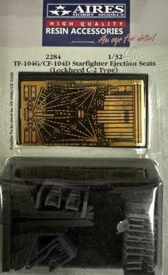 Aires 2284 TF-104G/CF-104D Starfighter ej.seats C-2 type 1/32