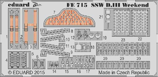 Eduard FE715 SSW D.III Weekend