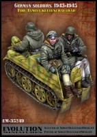 Evolution Miniatures 35249 Солдаты СС в kettencraftrrad (3 фигуры) 1/35