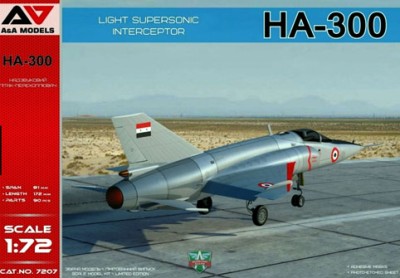 A&amp;A Models 7207 HA-300 Light supersonic interceptor (Egypt) 1/72