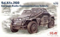 ICM 72431 Sd.Kfz.260, германский бронеавтомобиль радиосвязи 1/72