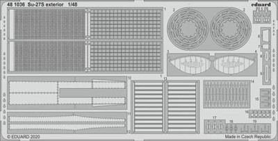 Eduard 481036 SET Su-27S exterior (KITTYH.)