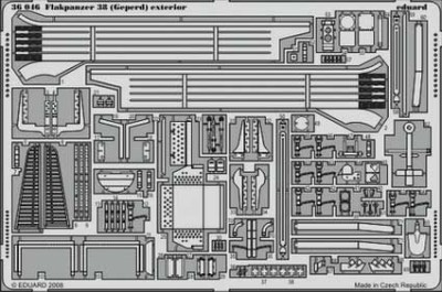 Eduard 36046 Flakpanzer 38 (Gepard) exterior ITA