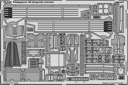 Eduard 36046 Flakpanzer 38 (Gepard) exterior ITA