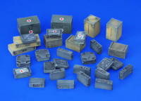 Plus model 117 Ammunition and Medical Aid Containers, German 1:35