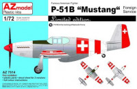 AZ Model 75014 P-51B 'Mustang' FOREIGN SERVICE (3x camo) 1/72