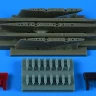 Aires 4919 RF-5E Tiger II pylons&missile launchers (AFV) 1/48