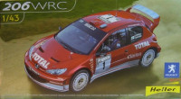 Heller 80113 Автомобиль Пежо 206 WRC 1/43