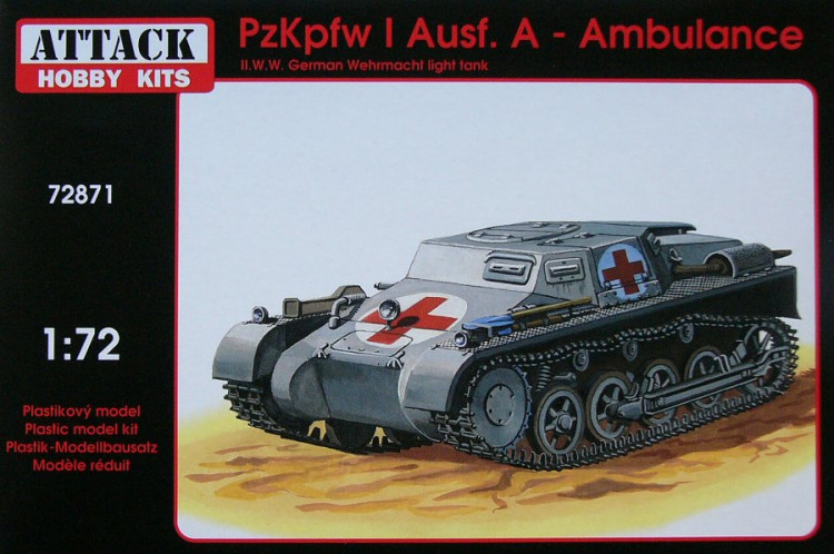 Attack Hobby 72871 PzKpfw I Ausf. A - Ambulance 1/72