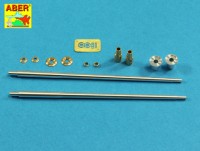 Aber 35L205 armament for Soviet SPAAG ZSU-57-2 57mm S-68 x 2pcs (designed to be used with Takom kits) 1/35
