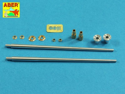 Aber 35 L-205 armament for Soviet SPAAG ZSU-57-2 57mm S-68 x 2pcs (designed to be used with Takom kits) 1/35