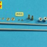 Aber 35 L-205 armament for Soviet SPAAG ZSU-57-2 57mm S-68 x 2pcs (designed to be used with Takom kits) 1/35