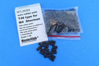 Master Club MTL-35322 Worn rubber pads T48 type for M4 Sherman 1/35