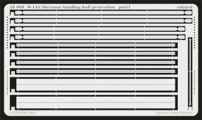 Eduard 28060 M-4A3 Sherman sandbag hull protection 1 HBS