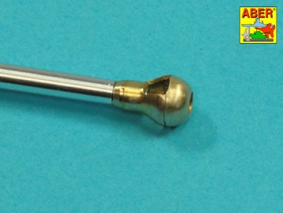 Aber 35 L-322 German 75mm barrel for KwK40L/43 with single baffle muzzle brake for Pz.Kpfw.VI Ausf.G -early(designed to be used with Tamiya kits) 1/35