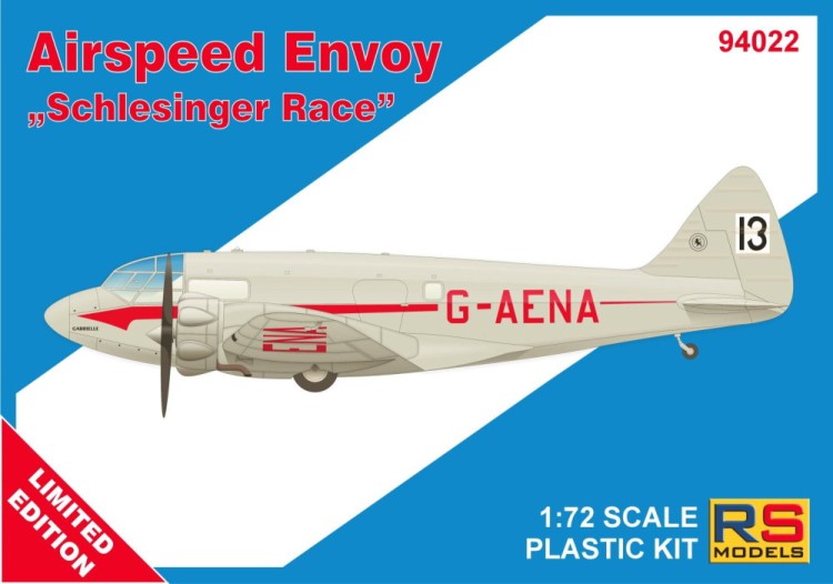 Rs Model 94022 Airspeed Envoy 'Gabrielle' 1/72