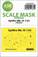 Art Scale 200-M32046 Supermarine Spitfire Mk.IX canopy frame paint masks (outside only) 1/32
