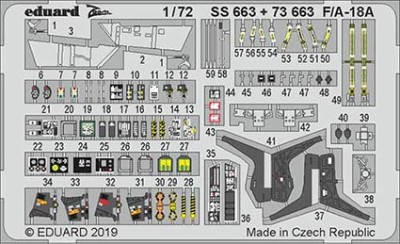 Eduard SS663 1/72 F/A-18A (ACAD)