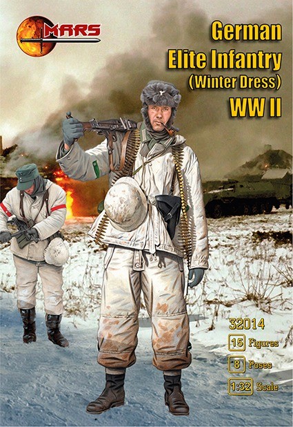 Mars MAR32014 German Elite Troops in winter troops WWII 1/32