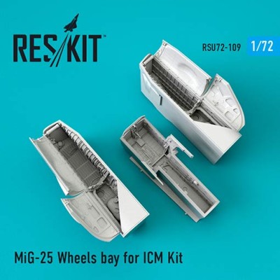 Reskit RSU72-0109 MiG-25 Wheels bay (ICM) 1/72