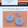 Eduard 648469 BRASSIN 1/48 Spitfire Mk.XIV wheels 3-spoke (AIRF)