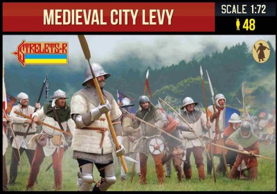 Strelets STR24872 Medieval City Levy 1/72