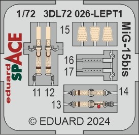 Eduard 3DL72026 MiG-15bis SPACE (EDU) 1/72