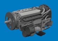 Eduard 6481069 BRASSIN P-40E engine PRINT (EDU) 1/48