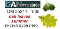 Dan models 35211 Модельные (макетные) дубовые листья (летние) для диорам. Полулатекс
