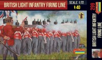 Strelets STR29972 British Light Infantry Shooting Line Napoleonic 1/72