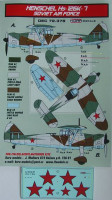 Kora Model DEC72378 Hs-126K-7 Soviet Air Force декали декали 1/72