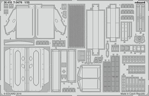 Eduard 36418 SET T-34/76 (ZVE)