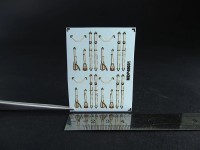 Metallic Details P48031 Luftwaffe seat belts late WWII (3D-Printed) 1/48