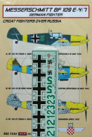 Kora Model DEC7293 Bf 109 E-4/7 (Croatian Air Legion) декали декали 1/72
