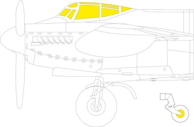 Eduard CX618 Mask Mosquito B Mk.XVI (AIRF) 1/72
