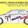 Reji Model JM400 Ford Escort RS Cosworth Rallye Sumava 1999 1/24