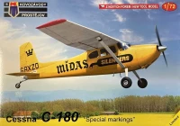 Kovozavody Prostejov 72370 Cessna C-180 'Special Markings' (3x camo) 1/72