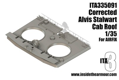 Inside the Armour ITA335091 Alvis FV622 STALWART cab roof correction 1/35