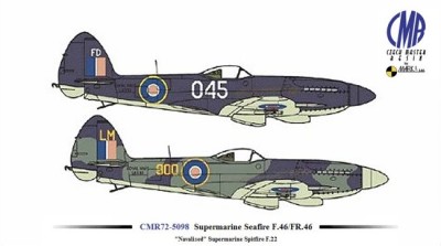CZECHMASTER CMR-72098 1/72 Seafire Mk.46