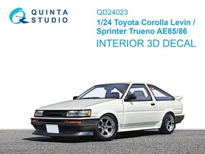 Quinta studio QD24023 Toyota Corolla Levin AE85/86 (Aoshima) 1/24