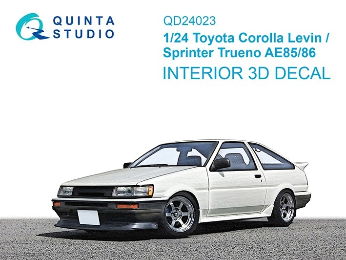 Quinta studio QD24023 Toyota Corolla Levin AE85/86 (Aoshima) 1/24