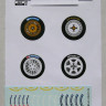 Reji Model 163 Universal Logo Tires (for Rally kits) 1/24