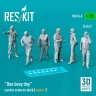 Reskit F35008 One busy day carrier crew on deck (scene 1) 1/35