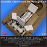 CMK 3115 Crusader(Cruiser tank Mk.IV) engine set for ITA 1/35