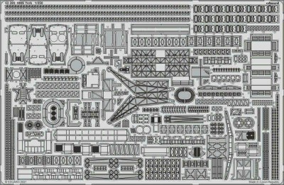 Eduard 53265 SET0 HMS York (TRUMP) 1:350