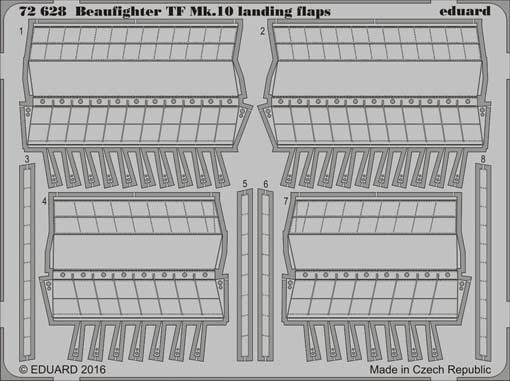 Eduard 72628 Beaufighter TF Mk.10 landing flaps 1/72