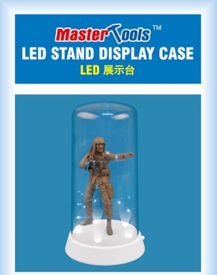 Master Tools 09863 Стенд с выпуклой колбой с голубой LED подсветкой размер 84*185 мм