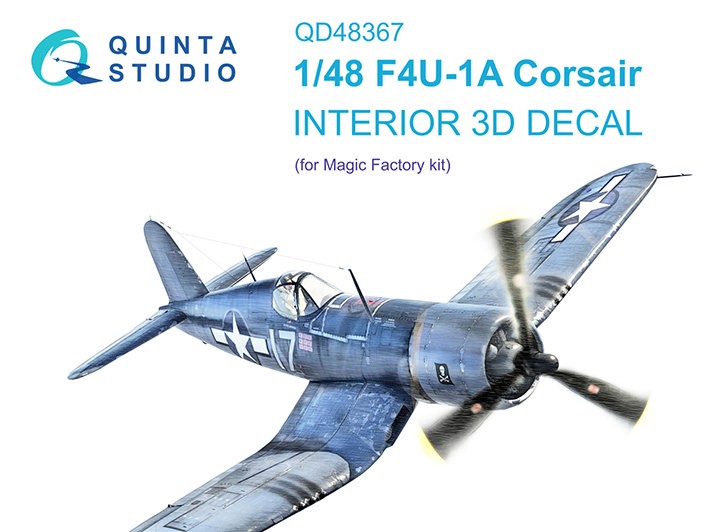 Quinta studio QD48367 F4U-1A (Magic Factory) 1/48