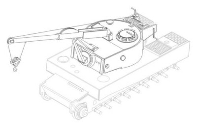 CMK 2010 Bergetiger - conversion set for REV 1/72