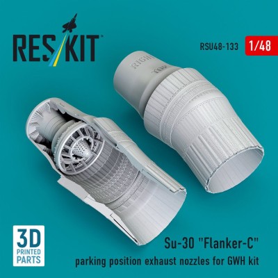 Reskit U48133 Su-30 Flanker-C parking posit.nozzles (GWH) 1/48